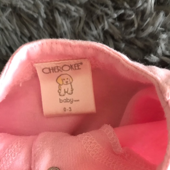 5/$25 CHEROKEE sweater and pants set w/puppies - Picture 3 of 3